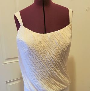 Gorgeous Cream Colored Plus Sized Full Length Dress